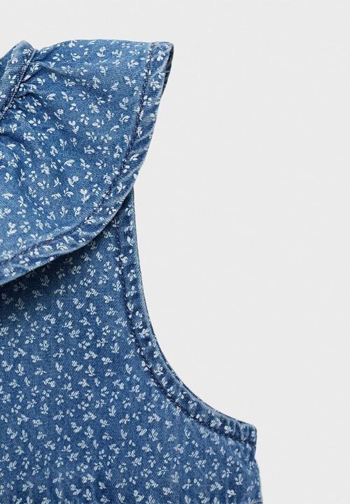 MANGO - Dress celine - open blue
