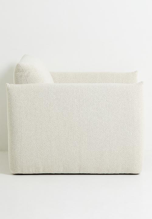 Signe single seater Woven sofa-Monza cream