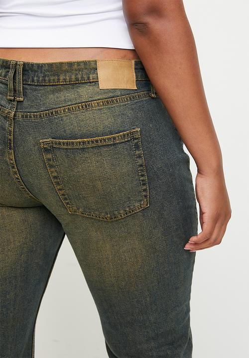 Cotton On - Plus low rise bootcut jean - rusty blue