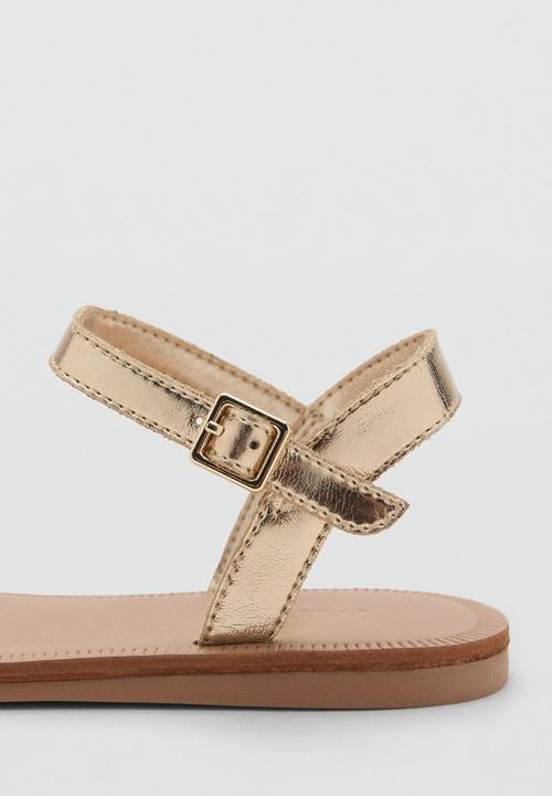 MANGO - Sandals eris - gold