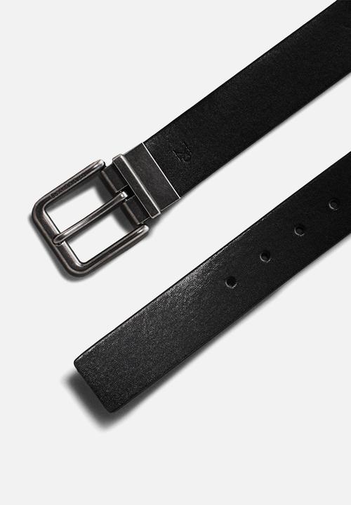 Calvin Klein - Classic Casual Rev/Adj Belt 35mm - Black