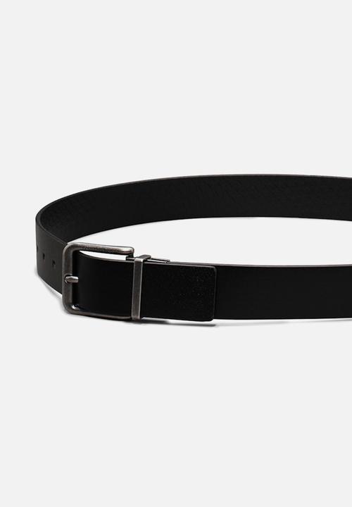 Calvin Klein - Classic Casual Rev/Adj Belt 35mm - Black
