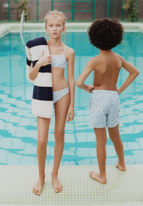 MANGO - Bikini plumkg - light pastel blue