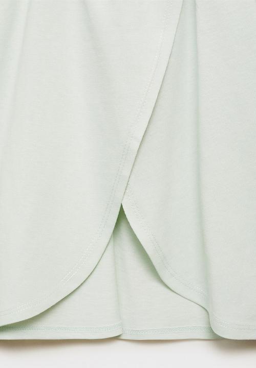 MANGO - Top aire - light pastel green
