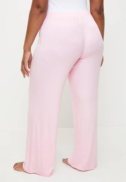 Cotton On - Plus Sleep Recovery Wide Leg Pant - Blushing Bride