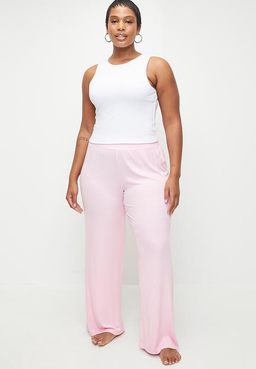 Cotton On - Plus Sleep Recovery Wide Leg Pant - Blushing Bride