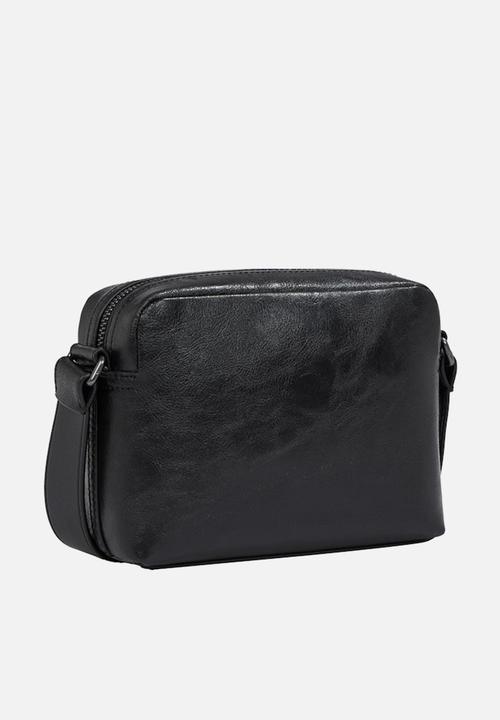 Calvin Klein - Tumbled Camera Bag Pu - Black