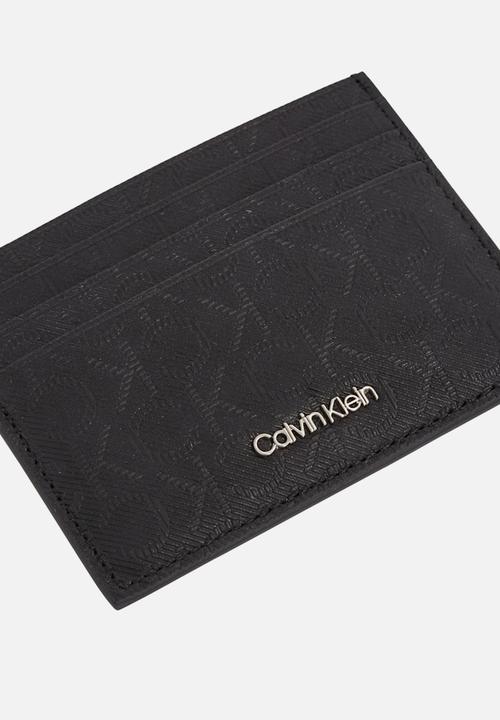 Calvin Klein - CK Must Mono Cardholder 6Cc - Twill Mono Black