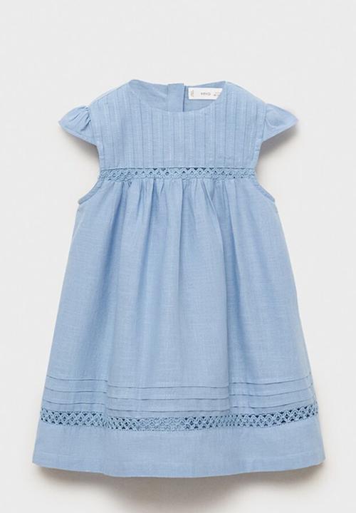 MANGO - Dress kira - light pastel blue