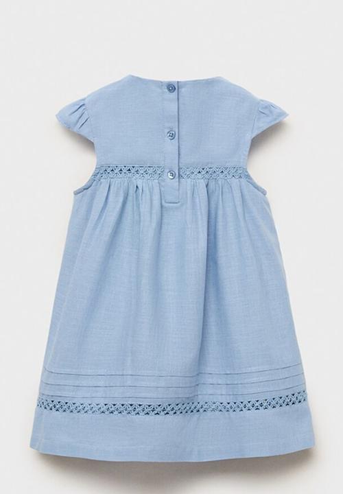 MANGO - Dress kira - light pastel blue