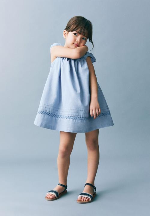 MANGO - Dress kira - light pastel blue