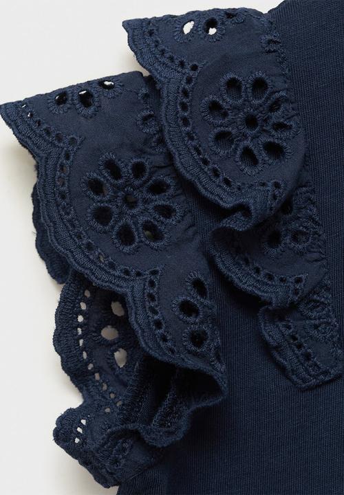 MANGO - T-shirt doble - navy