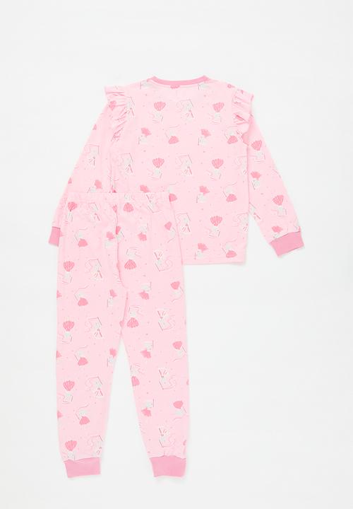 Pop Candy - Frilled pj set-pink
