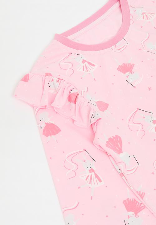 Pop Candy - Frilled pj set-pink