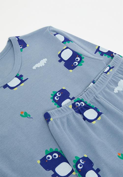 Pop Candy - Printed pj set-blue
