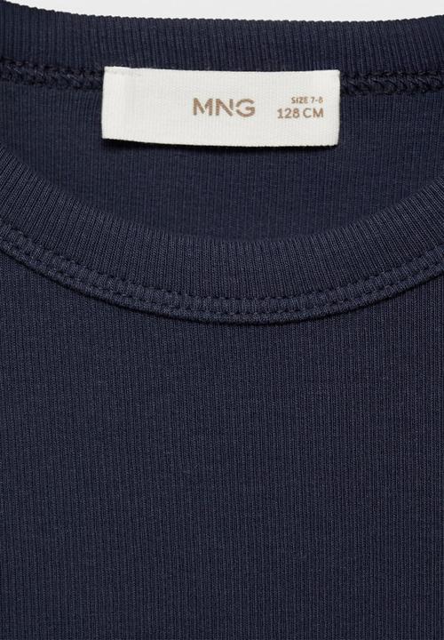 MANGO - Top rib - navy