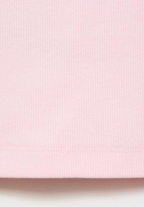 MANGO - Top rib - pink