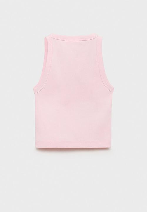 MANGO - Top rib - pink