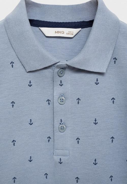 MANGO - Poloshirt javierp8 - medium blue