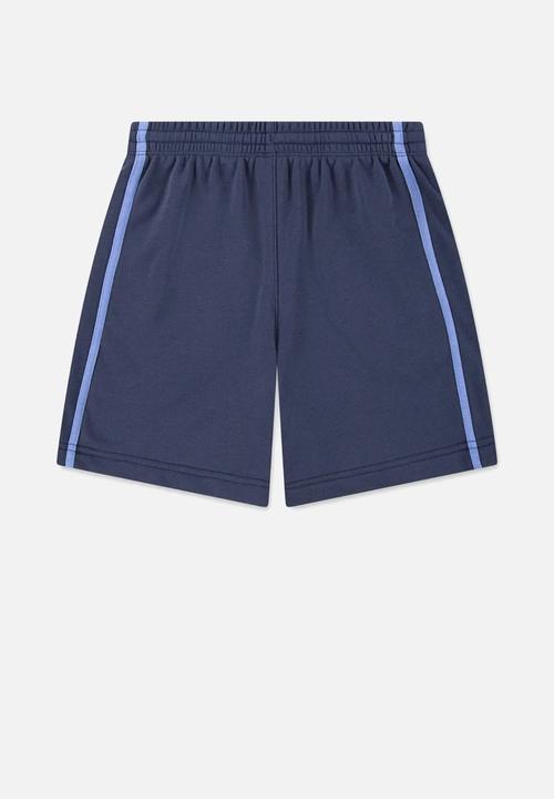 Converse - Converse retro side stripe shorts - navy