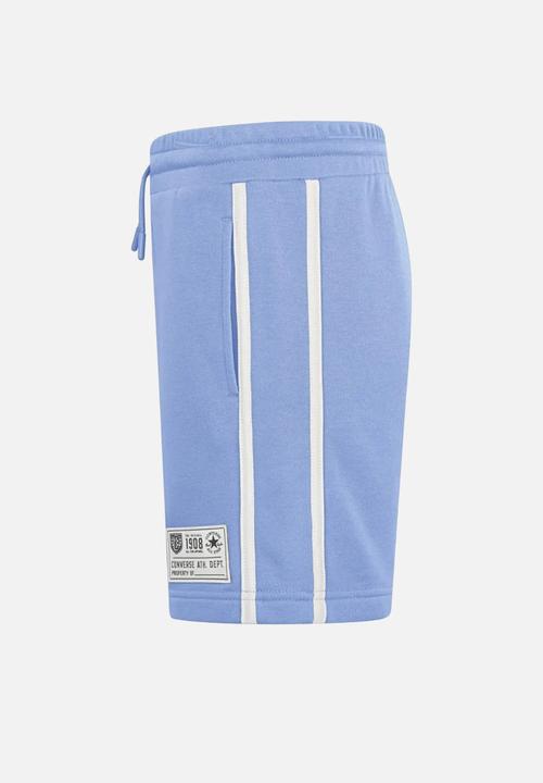 Converse - Converse retro side stripe shorts - open sky1