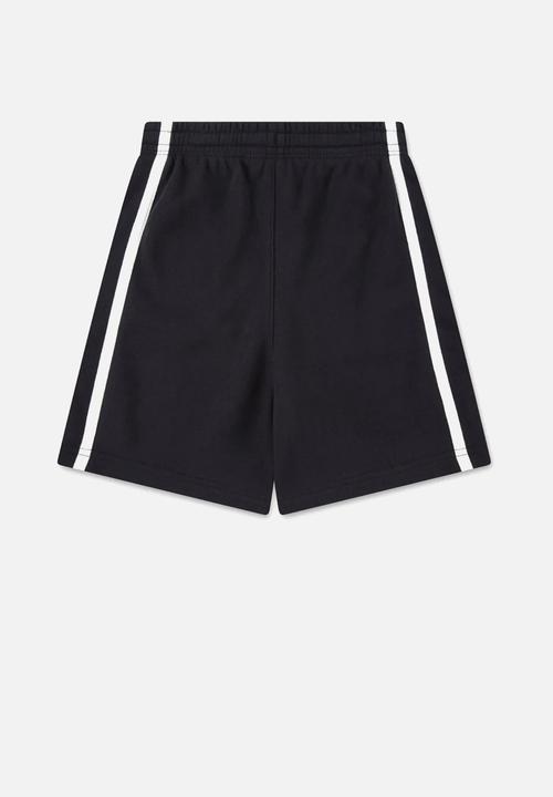 Converse - Converse retro side stripe shorts - black