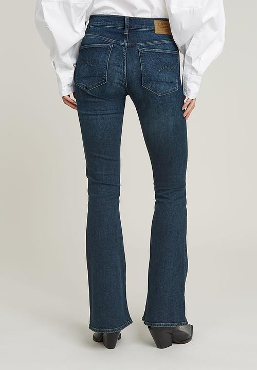 G-STAR - 3302 Flare Jeans  Wmn - Worn In Icy Blue