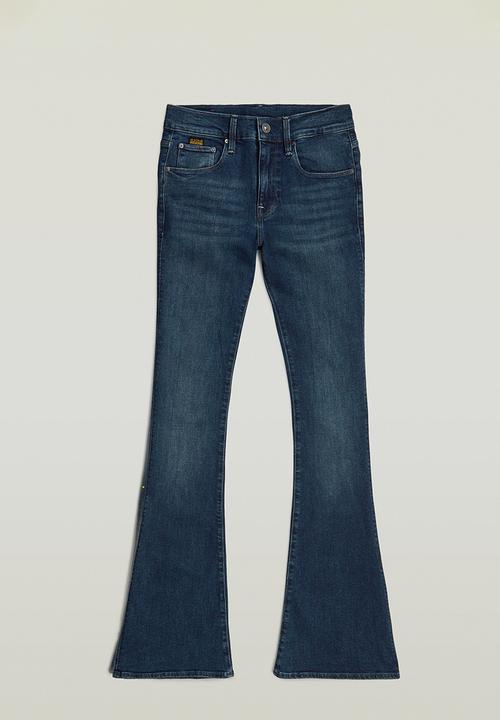 G-STAR - 3302 Flare Jeans  Wmn - Worn In Icy Blue