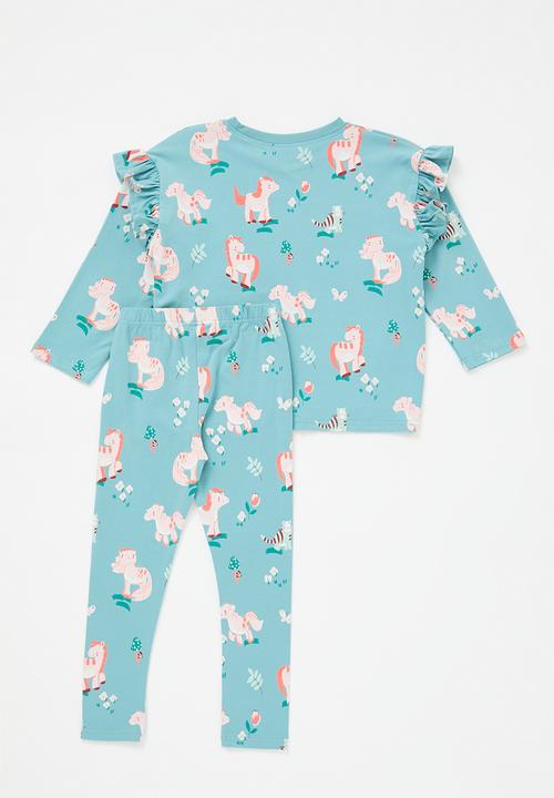 Pop Candy - Printed top & bottom -blue