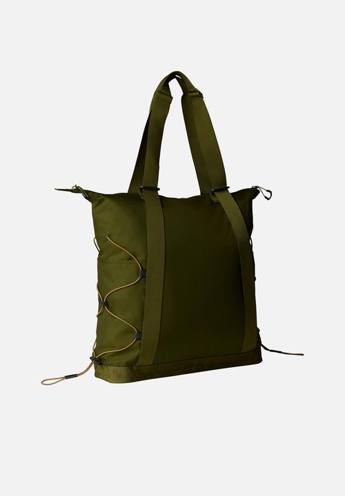 The North Face - Borealis Tote - Forest Olive-Utility Brown