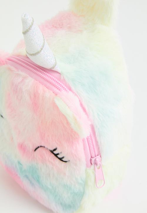 Pop Candy - Plush tie dye cross body bag - multi
