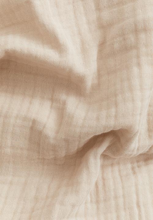 H&M - Muslin single duvet cover set - light beige