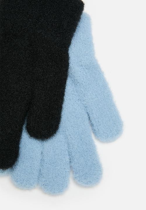 Pop Candy - 2 Pack glove set - black & blue