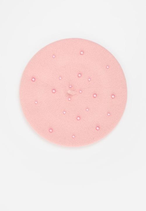 Pop Candy - Pearl décor beret-pink
