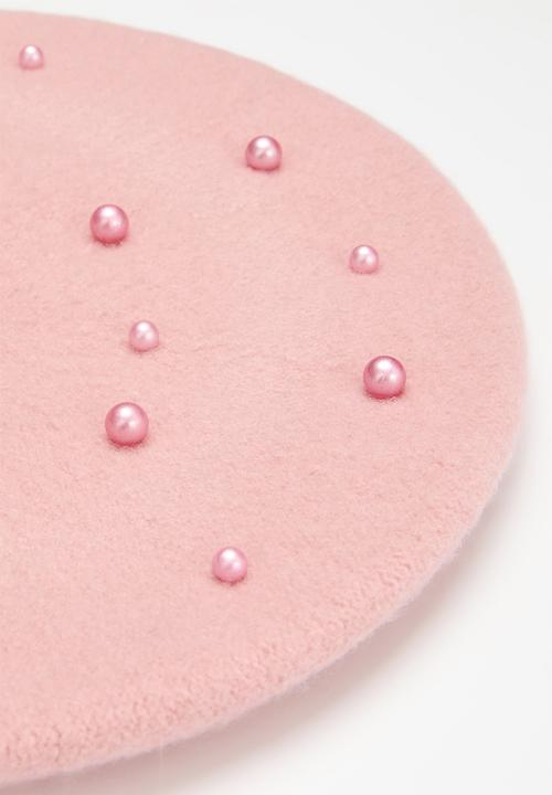 Pop Candy - Pearl décor beret-pink