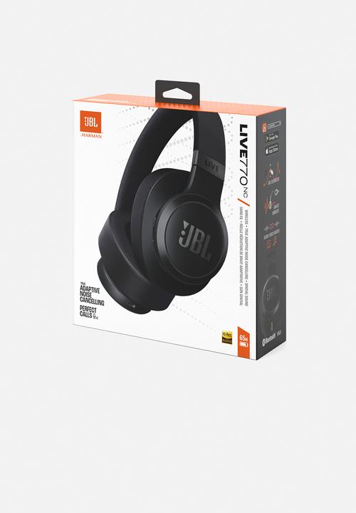JBL - Live 770 Noise Cancelling Wireless Over-Ear Heaphones - black