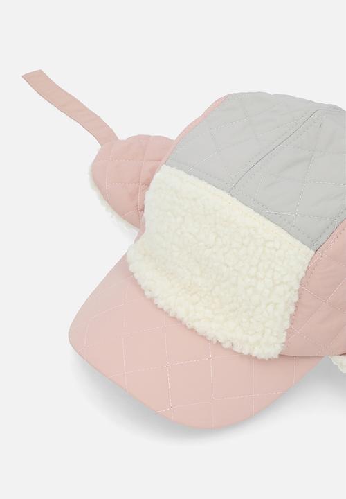 Pop Candy - Sherpa earflap hat - pink