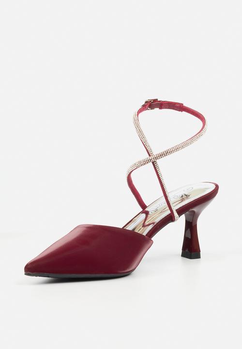 Butterfly Feet - Paige 2 heel - burgundy
