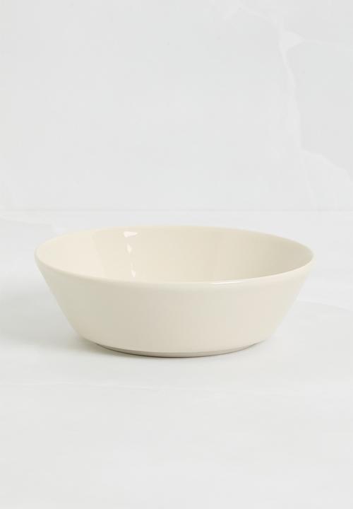 H&M - Clive bowl stoneware - white