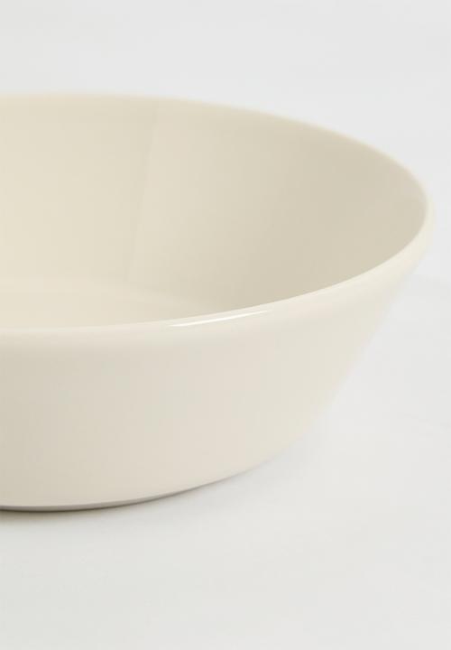 H&M - Clive bowl stoneware - white