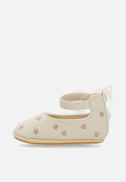 Pop Candy - Bow décor ballet pump - beige