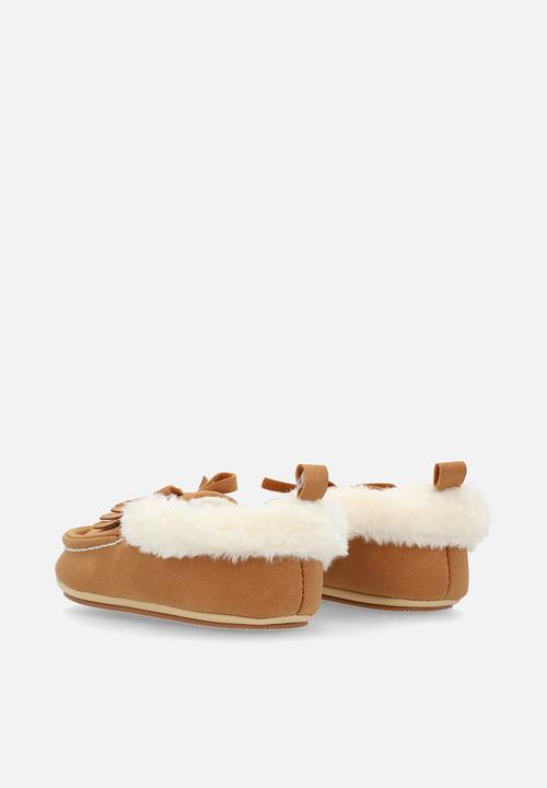 Pop Candy - Shearlin lined mocassin - brown