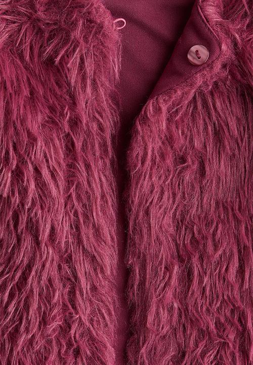 H&M - Fluffy cardigan - plum