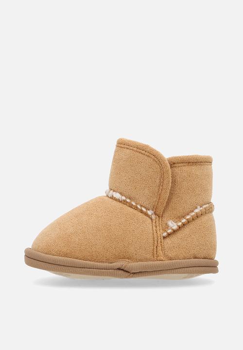 Pop Candy - Slipper boots - brown
