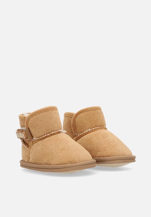 Pop Candy - Slipper boots - brown