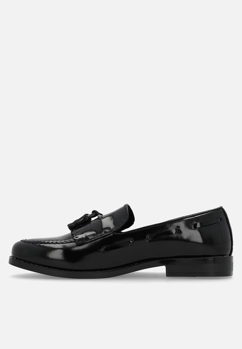 PC - Crouch hi- shine  slip on  - black