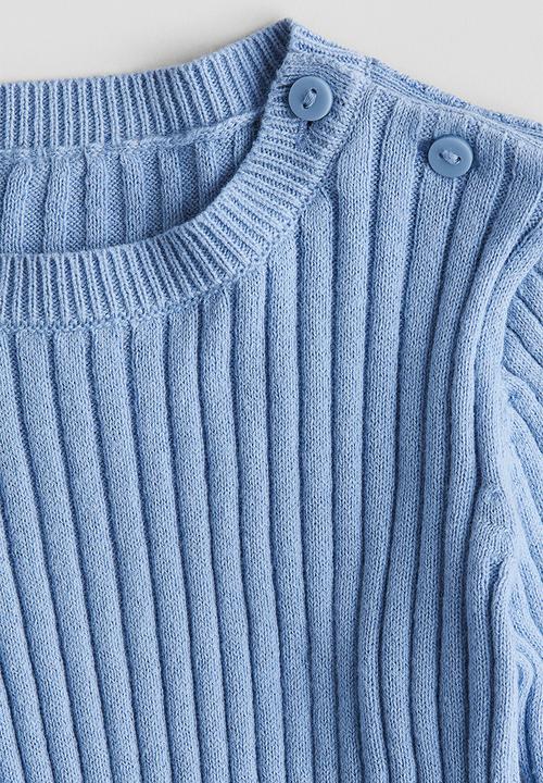 H&M - Rib-knit jumper - blue