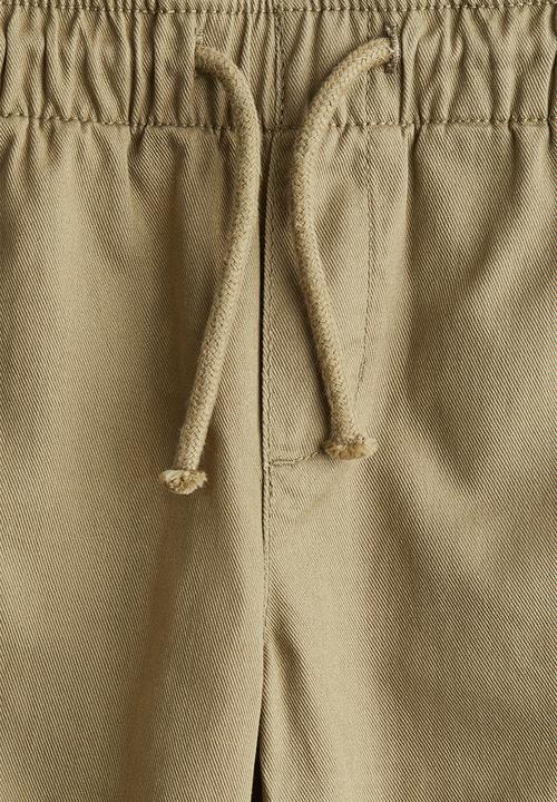 H&M - Twill joggers - khaki green
