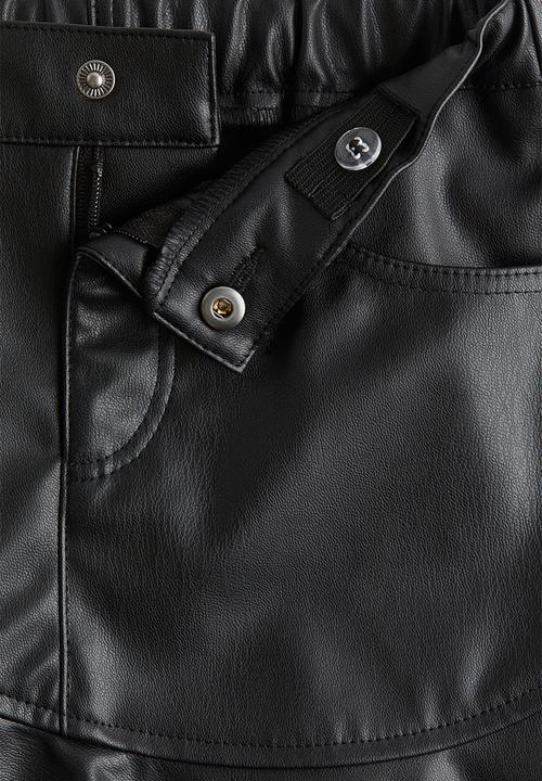 H&M - Coated skirt - black