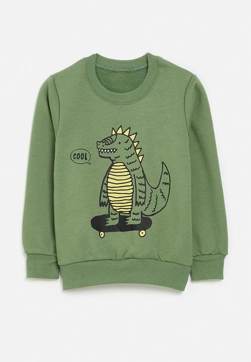 Pop Candy - Printed sweat top - green